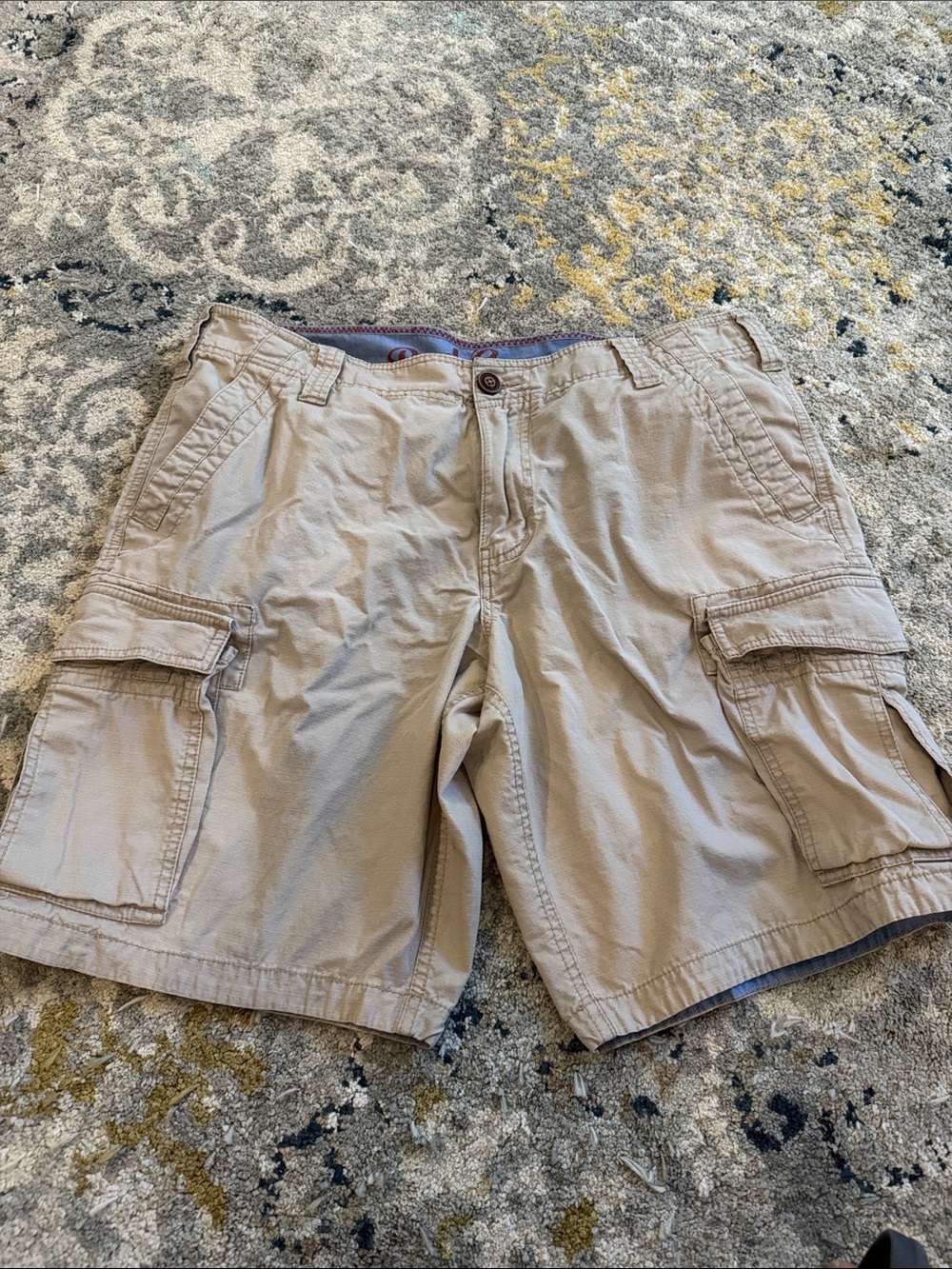 Red Camel Men's Cargo Shorts - Khaki
